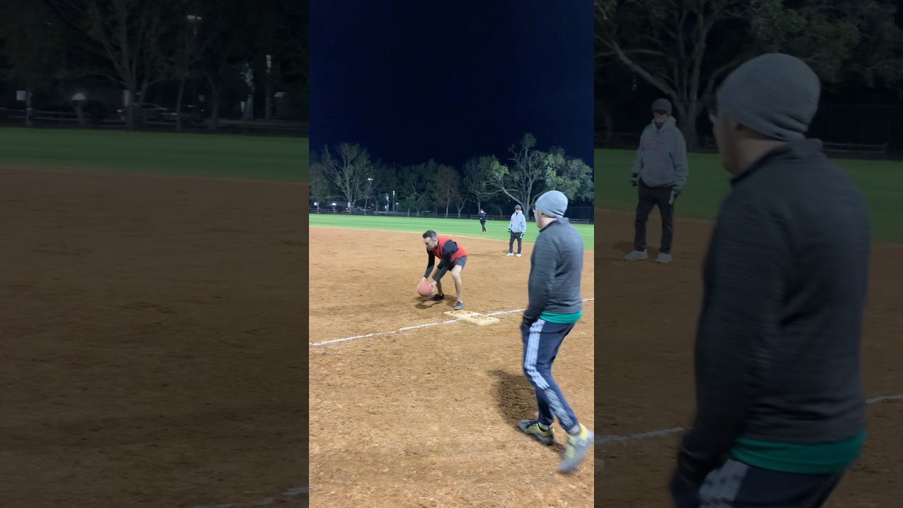 Kickball nice play 1530 #kickball #sports #league #kick #espn #catch