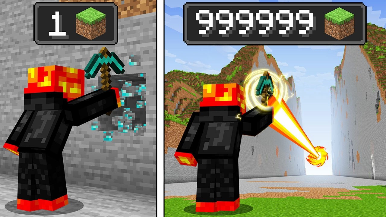 Minecraft but You Mine 1 BILLION Blocks