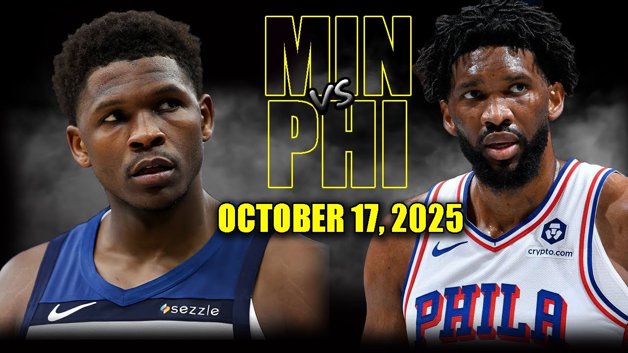 Minnesota Timberwolves vs Philadelphia 76ers Full Game Highlights – October 17, 2025 | NBA Preseason