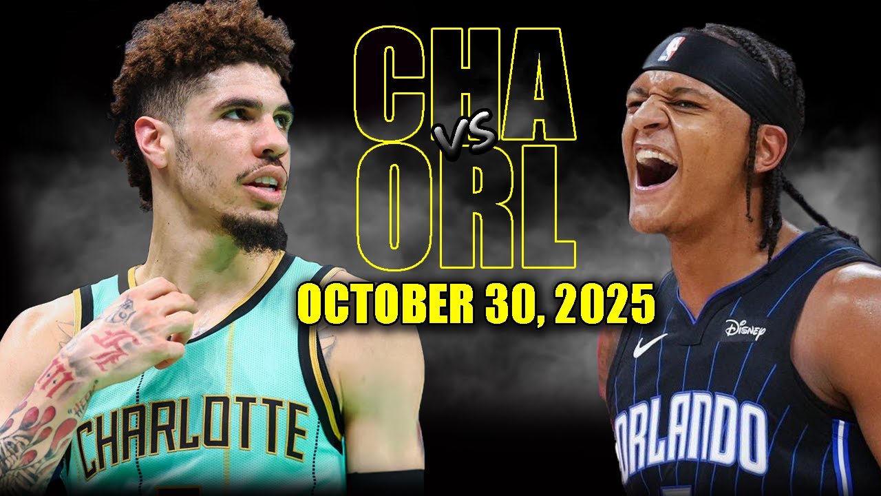 Orlando Magic vs Charlotte Hornets Full Game Highlights – October 30, 2025 | NBA Season
