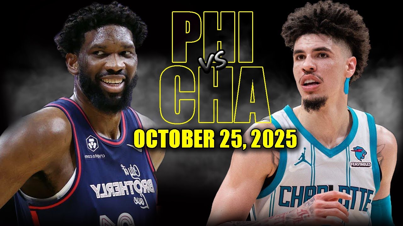 Philadelphia 76ers vs Charlotte Hornets Full Game Highlights – October 25, 2025 | NBA Season