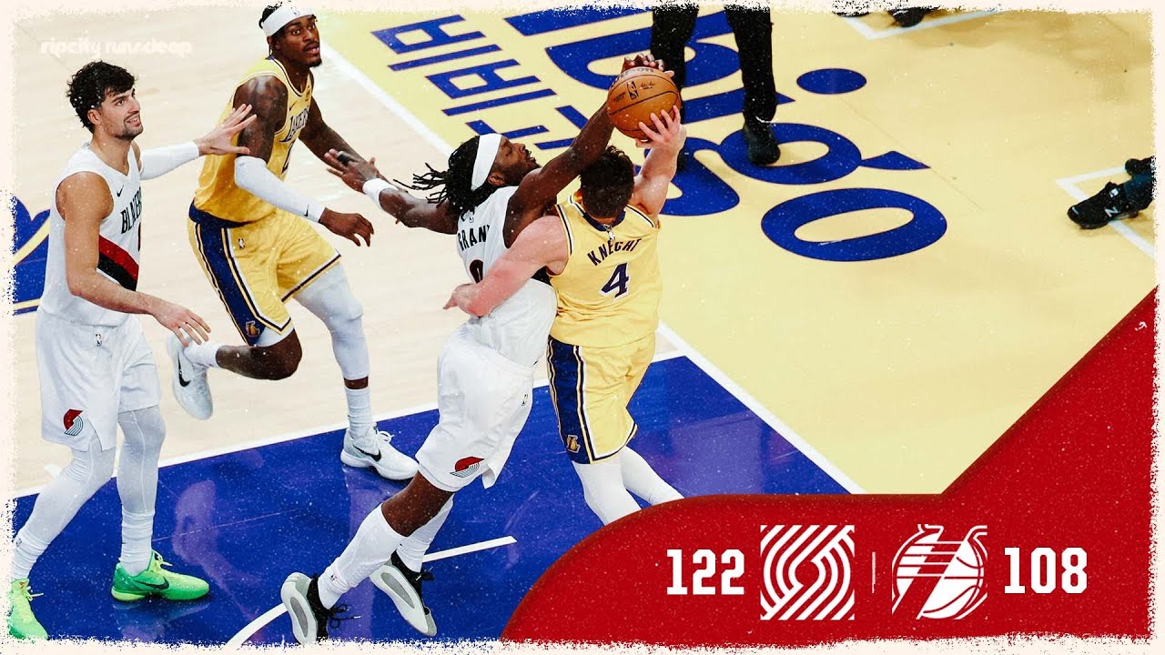 Portland Trail Blazers at Los Angeles Lakers Highlights | October 27, 2025