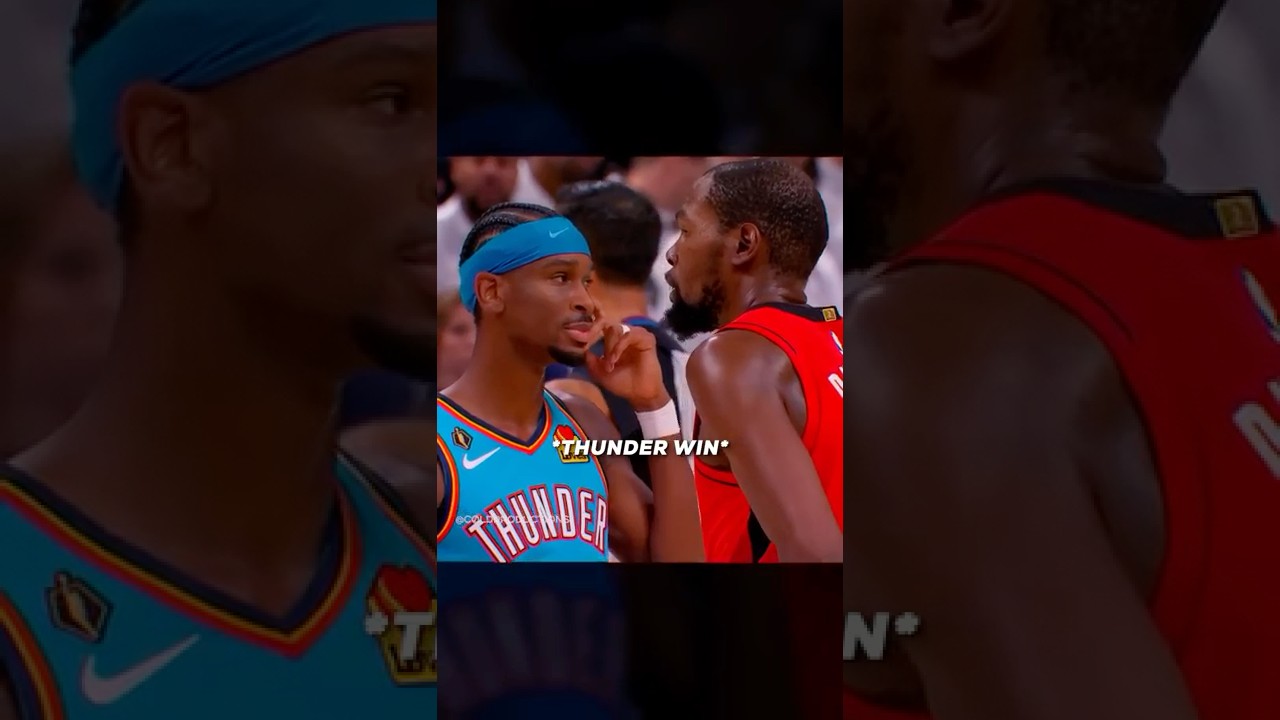 SGA got the LAST LAUGH on KD 😈🔥 #shorts