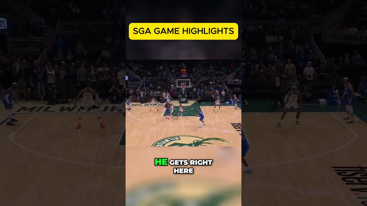 SGA’s Basketball Brilliance: Unstoppable Plays & Mamba Mentality