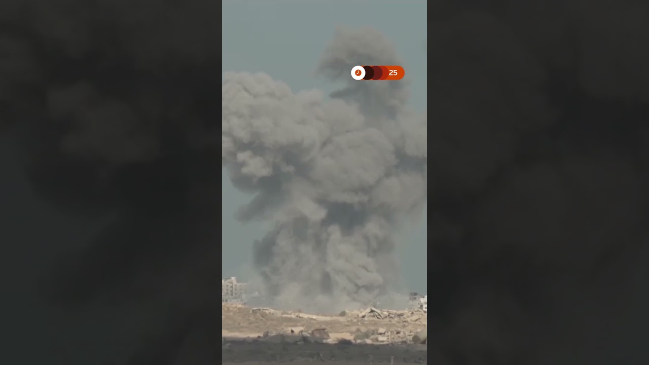 Smoke rises over Gaza after Israel ratifies ceasefire with Hamas