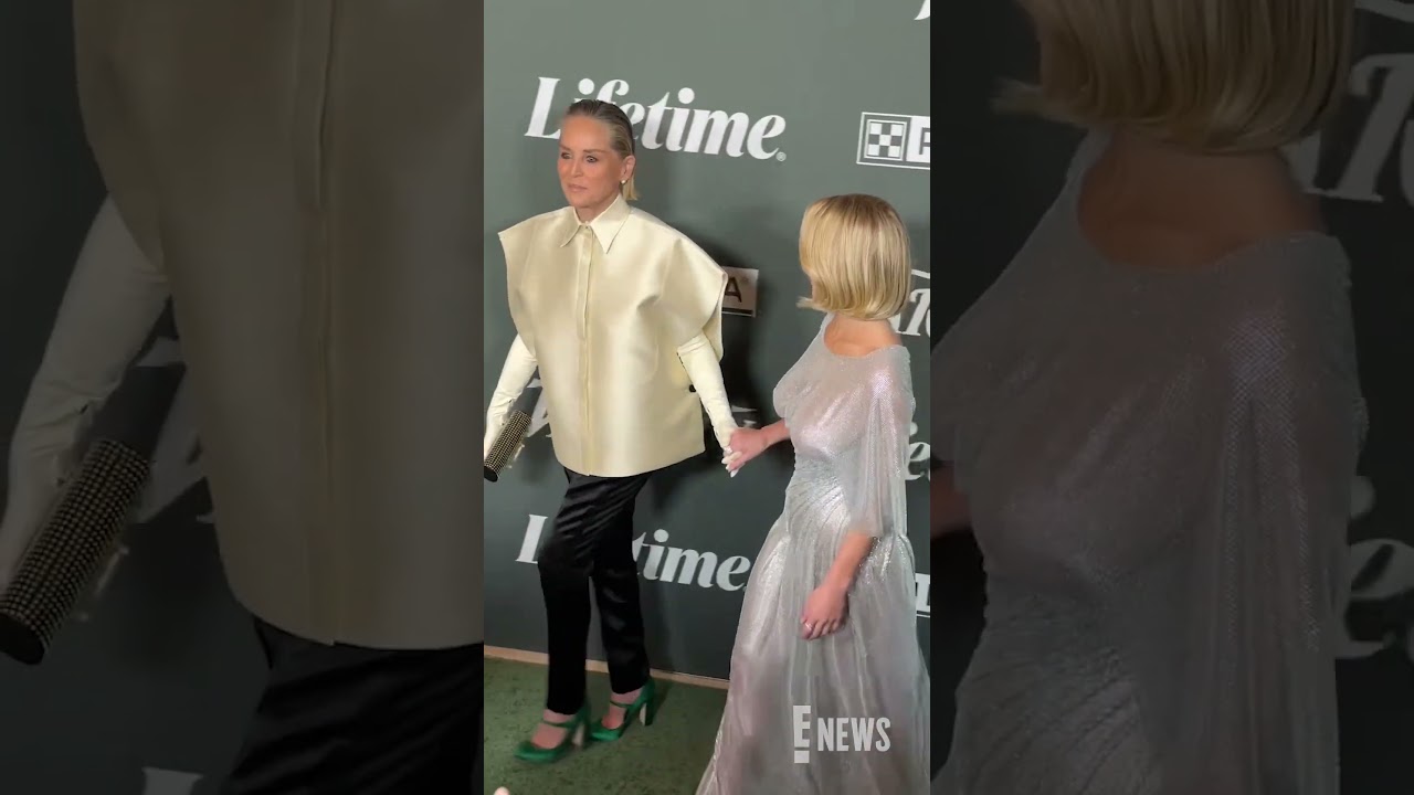 Sydney Sweeney and Sharon Stone have a euphoric reunion on the Variety Power of Women carpet.