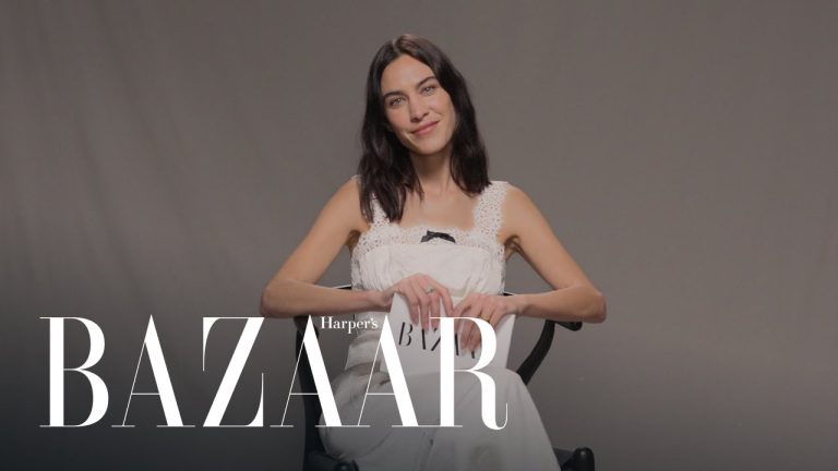 Alexa Chung on Her Best Look of All Time | Burning Questions | Harper’s BAZAAR