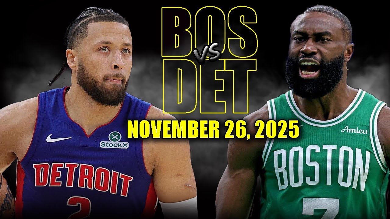 Boston Celtics vs Detroit Pistons Full Game Highlights – November 26, 2025 | NBA Season