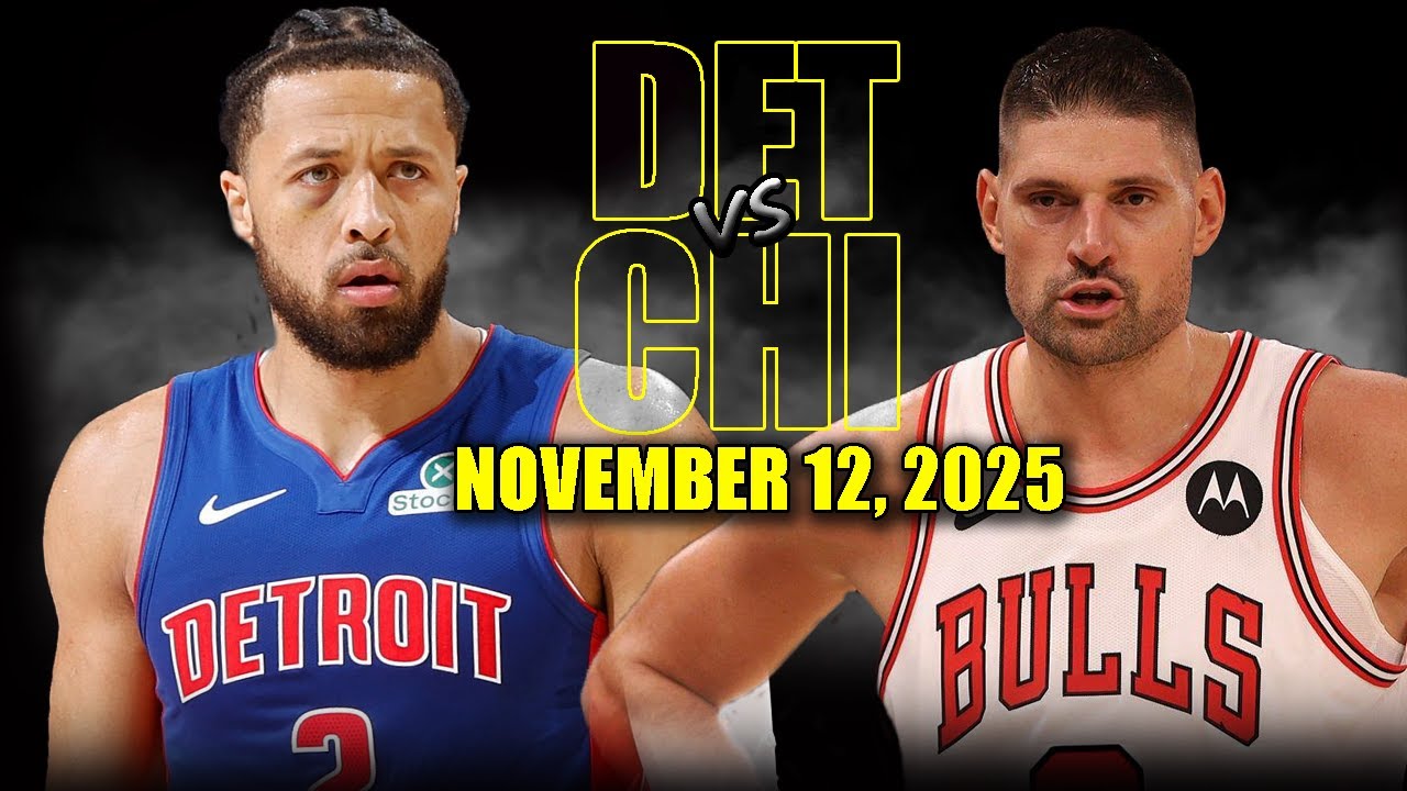 Chicago Bulls vs Detroit Pistons Full Game Highlights – November 12, 2025 | NBA Season