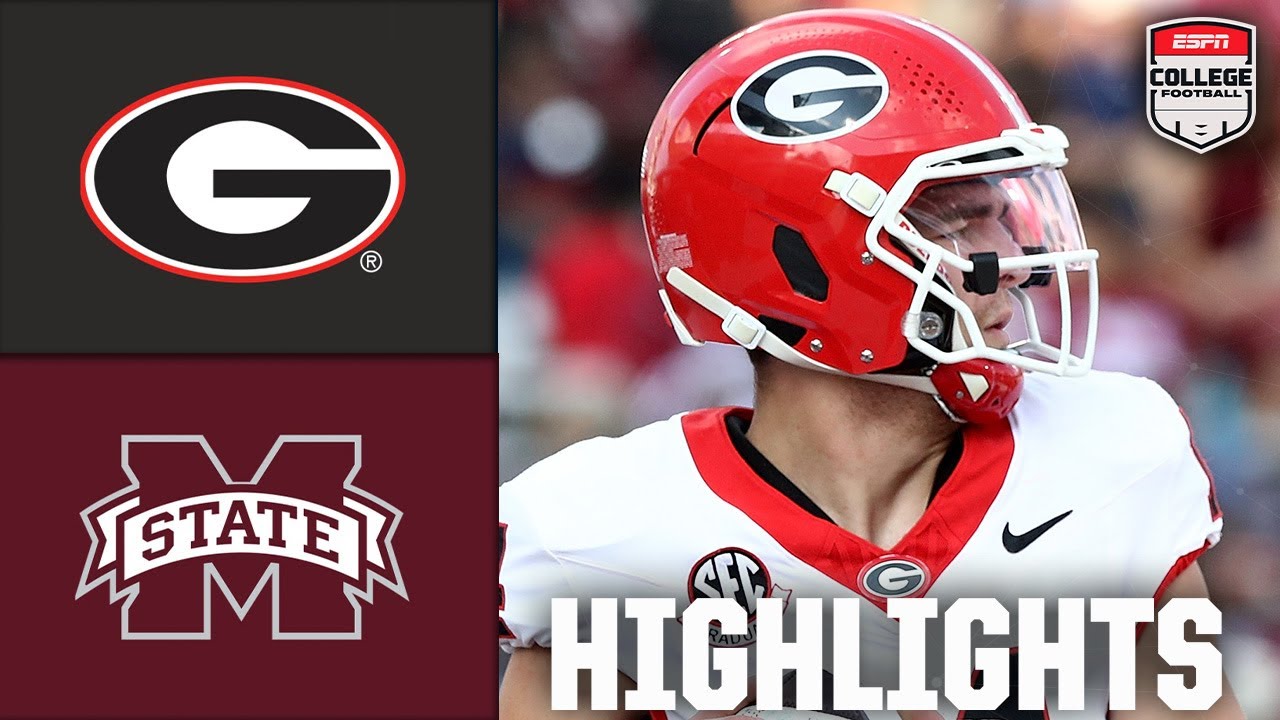 Georgia Bulldogs vs. Mississippi State Bulldogs | Full Game Highlights | ESPN College Football