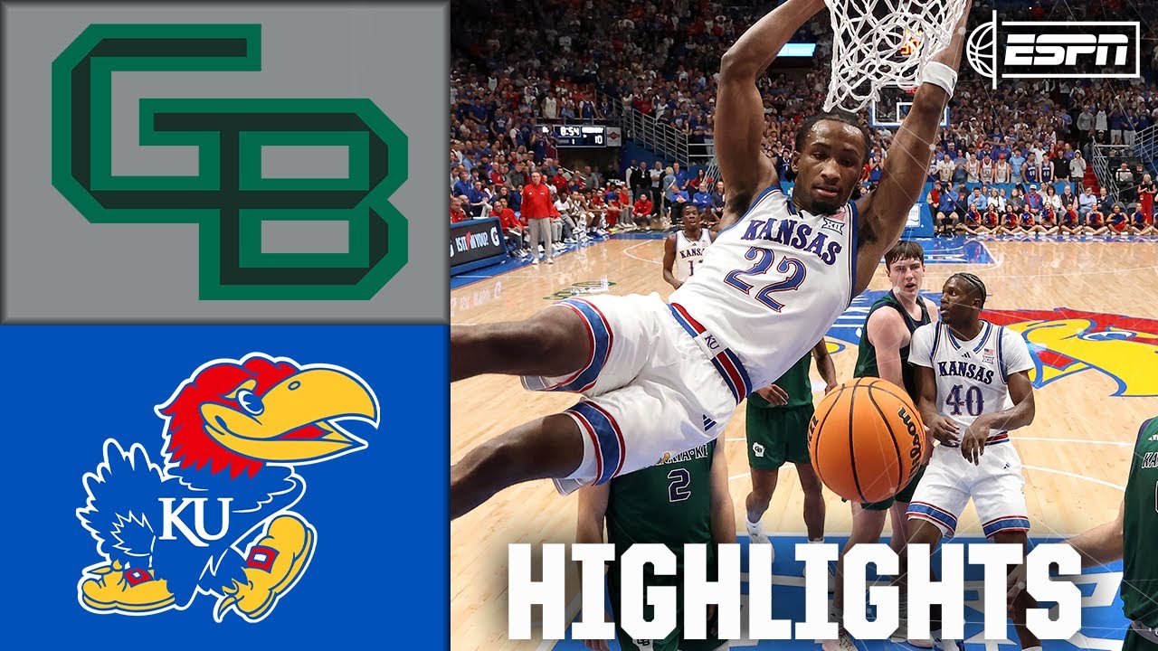 Green Bay Phoenix vs. Kansas Jayhawks | Full Game Highlights | ESPN College Basketball