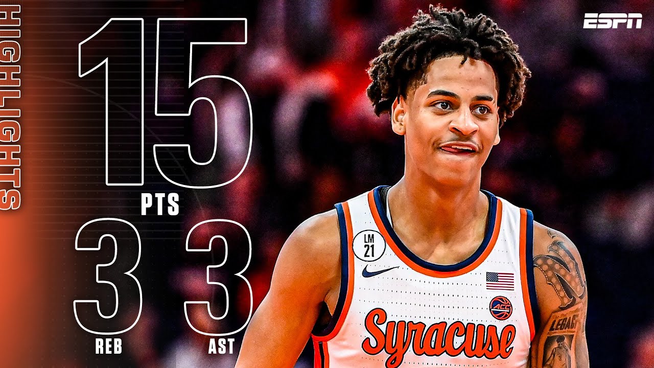HIGHLIGHTS from Kiyan Anthony’s DEBUT at Syracuse 🎥 | ESPN College Basketball