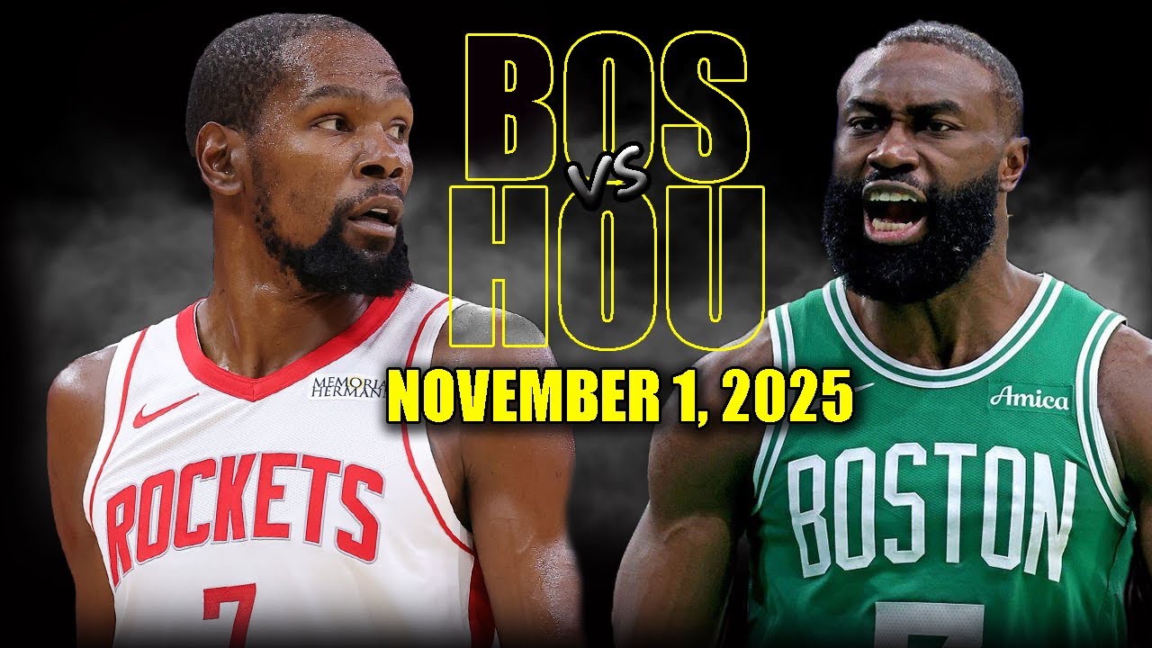 Houston Rockets vs Boston Celtics Full Game Highlights – November 1, 2025 | NBA Season