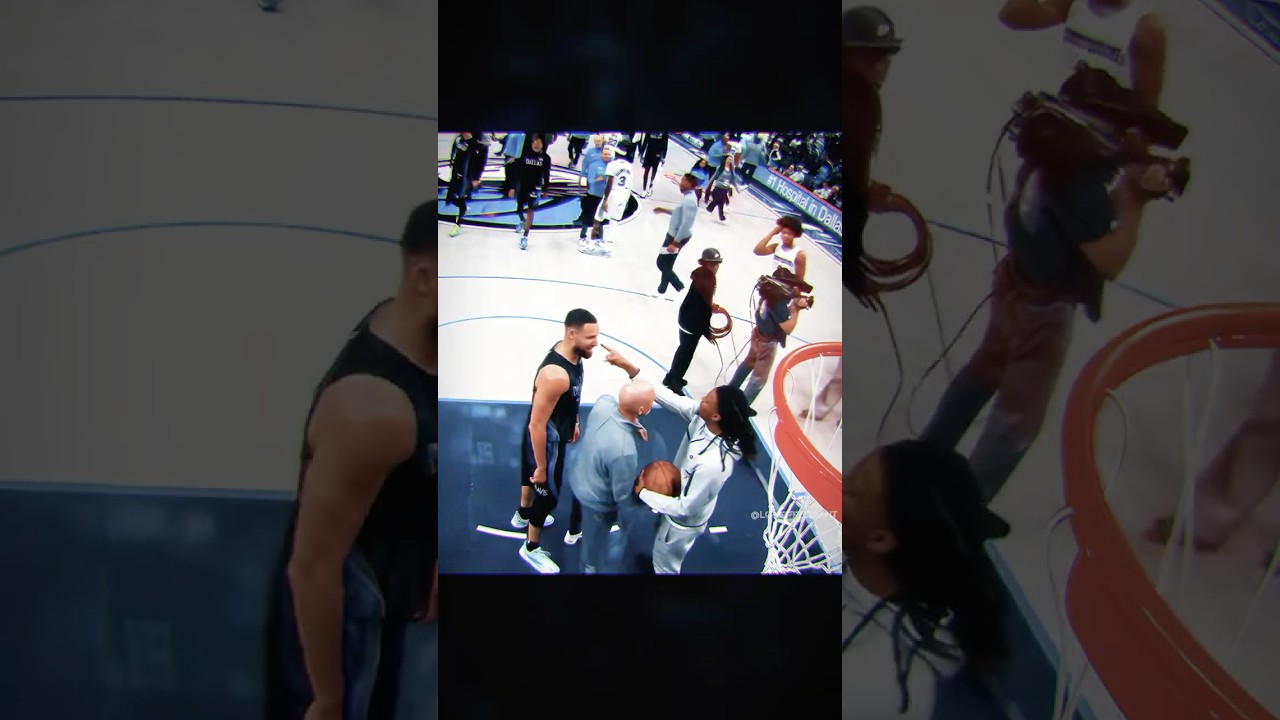 Ja Morant & Klay GOT HEATED 😳 #shorts