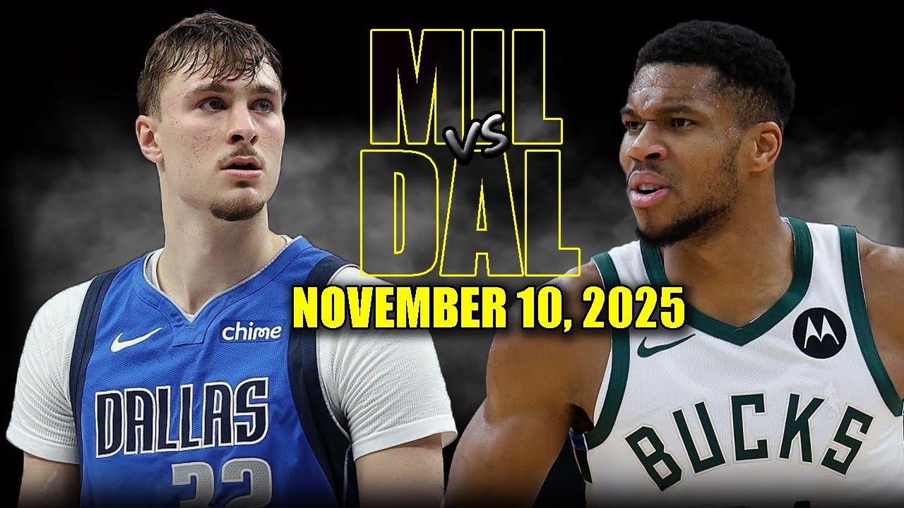 Milwaukee Bucks vs Dallas Mavericks Full Game Highlights – November 10, 2025 | NBA Season