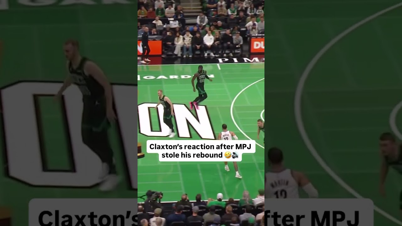 Nic Claxton wanted that rebound BAD 💀😅 #nbavideos #nbahighlights #nbanews #lol #funny #shorts #espn