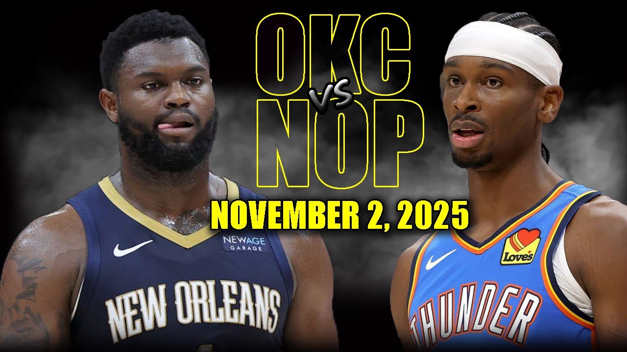 Oklahoma City Thunder vs New Orleans Pelicans Full Game Highlights – November 2, 2025 | NBA Season