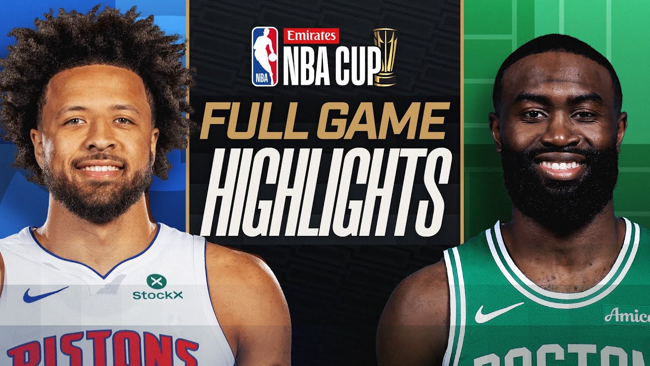 PISTONS at CELTICS | EMIRATES NBA CUP 🏆 | FULL GAME HIGHLIGHTS | November 26, 2025