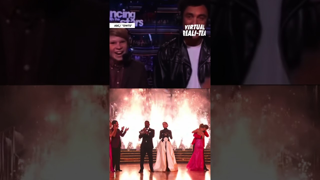 Robert winning “Dancing with the Stars” is SO wholesome.❤️🥺 | Virtual Reali-Tea #shorts