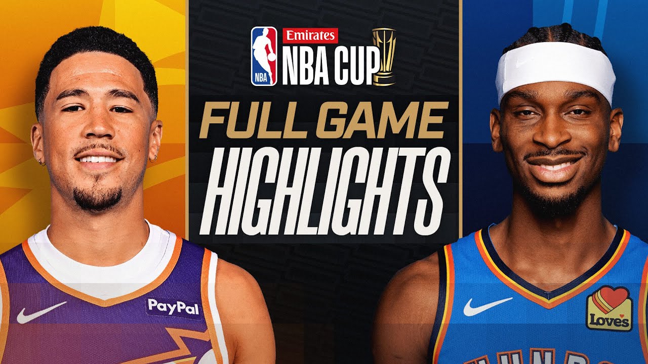 SUNS at THUNDER | EMIRATES NBA CUP 🏆 | FULL GAME HIGHLIGHTS | November 28, 2025
