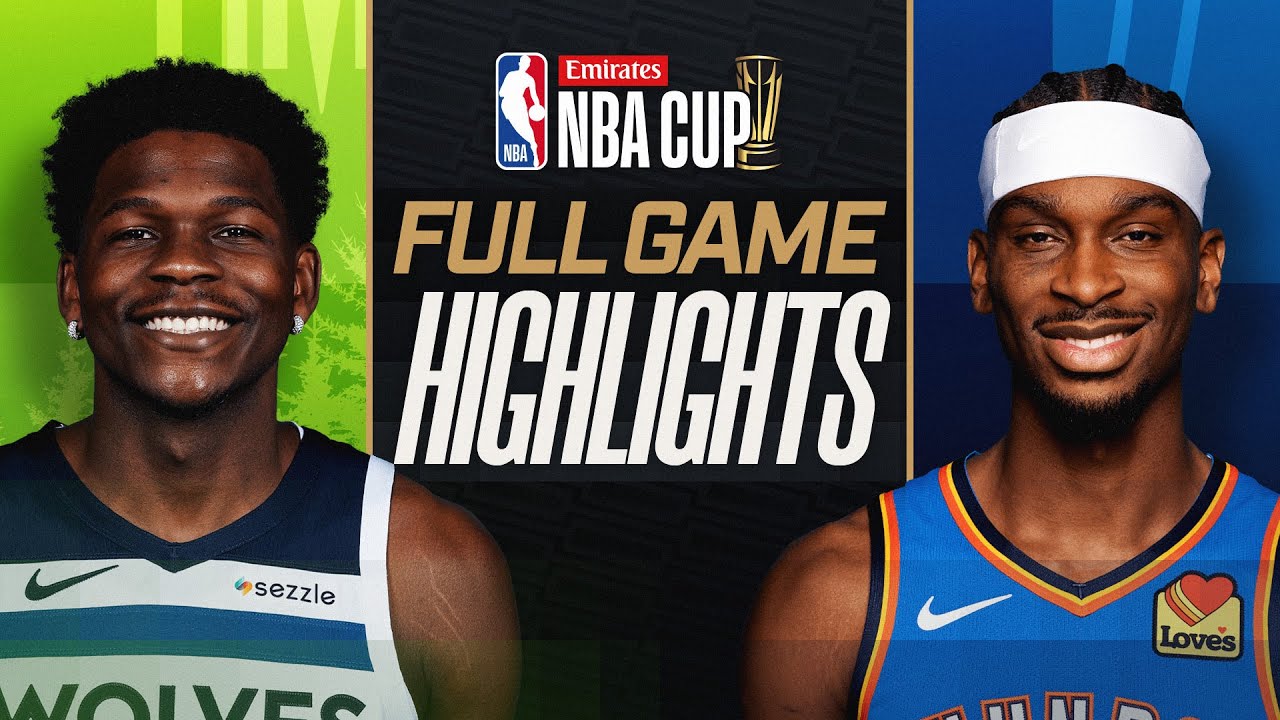 TIMBERWOLVES at THUNDER | EMIRATES NBA CUP 🏆 | FULL GAME HIGHLIGHTS | November 26, 2025