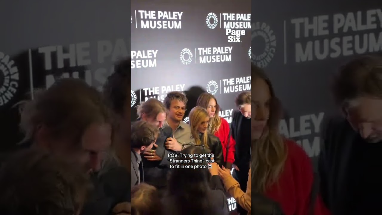 A star-studded affair at the “Stranger Things” The Final Celebration carpet in NYC 🚲🔦 #shorts