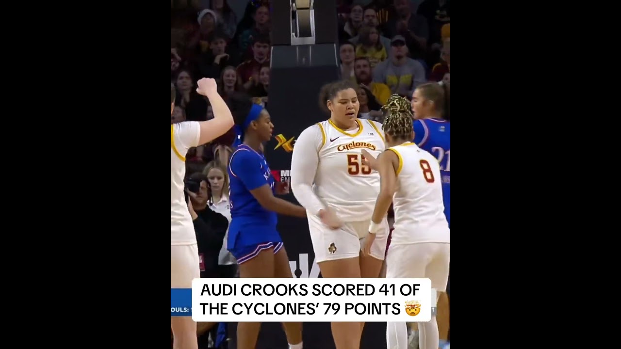 Audi Crooks’ 4th career 40-point game 🔥