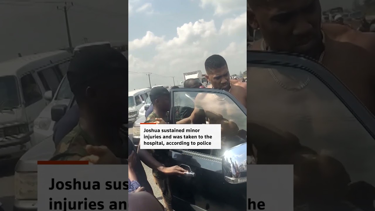 Boxer Anthony Joshua stable after fatal car crash