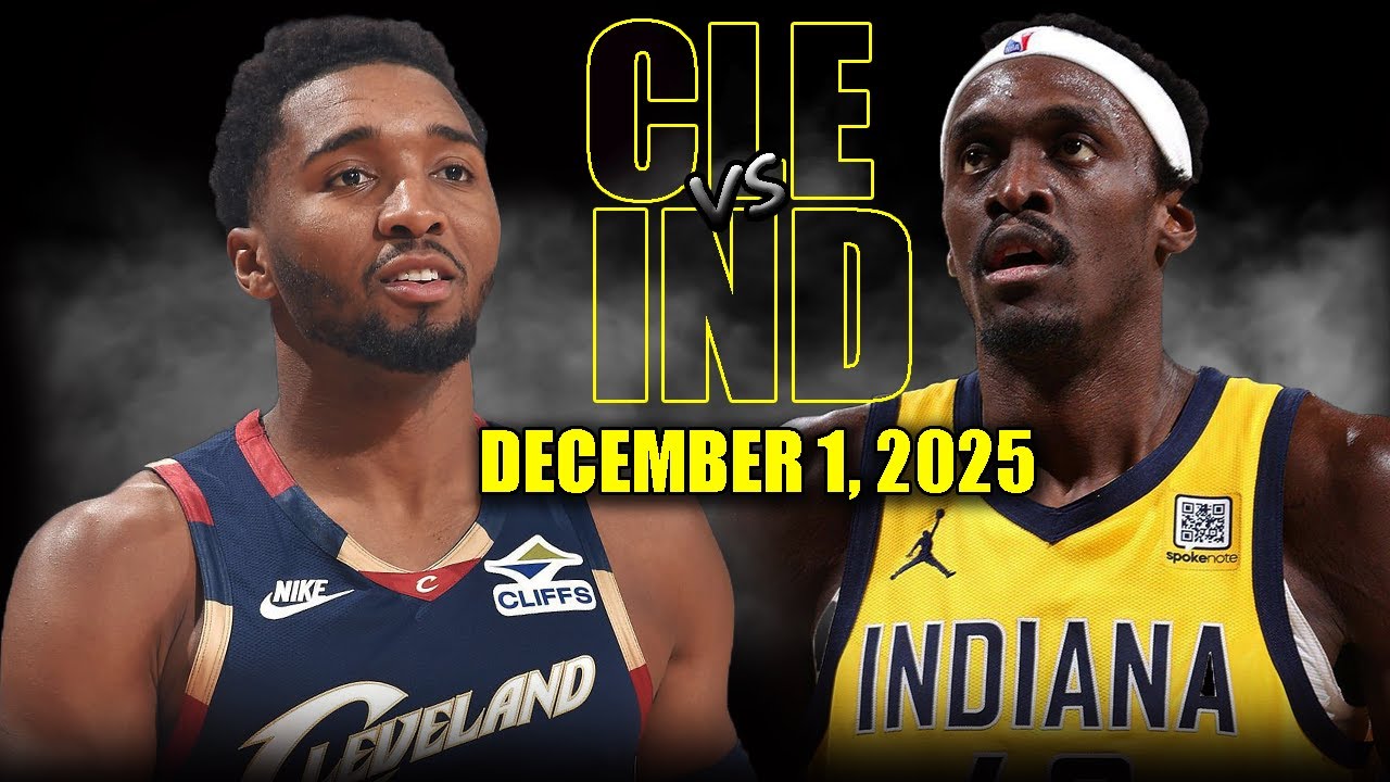 Cleveland Cavaliers vs Indiana Pacers Full Game Highlights – December 1, 2025 | NBA Season