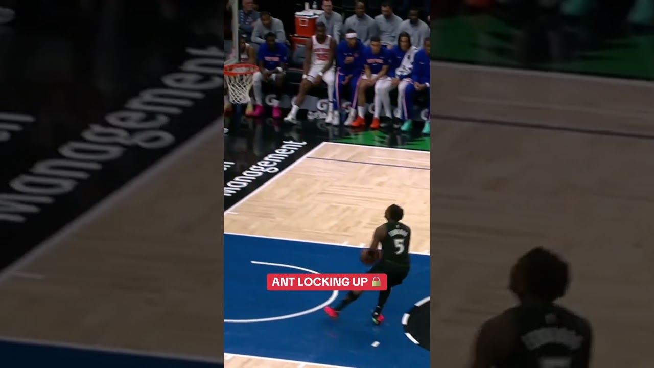 Defense to offense for Anthony Edwards 🐺