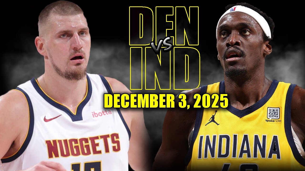 Denver Nuggets vs Indiana Pacers Full Game Highlights – December 3, 2025 | NBA Season