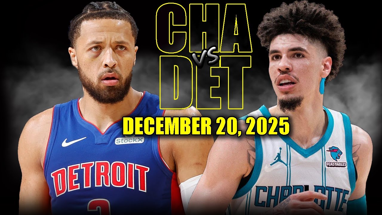 Detroit Pistons vs Charlotte Hornets Full Game Highlights – December 20, 2025 | NBA Season