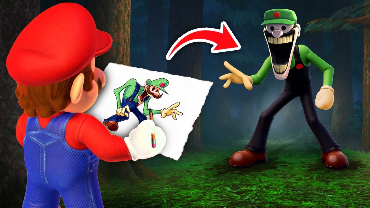 Do NOT Draw This In Mario Odyssey… (SCARY)