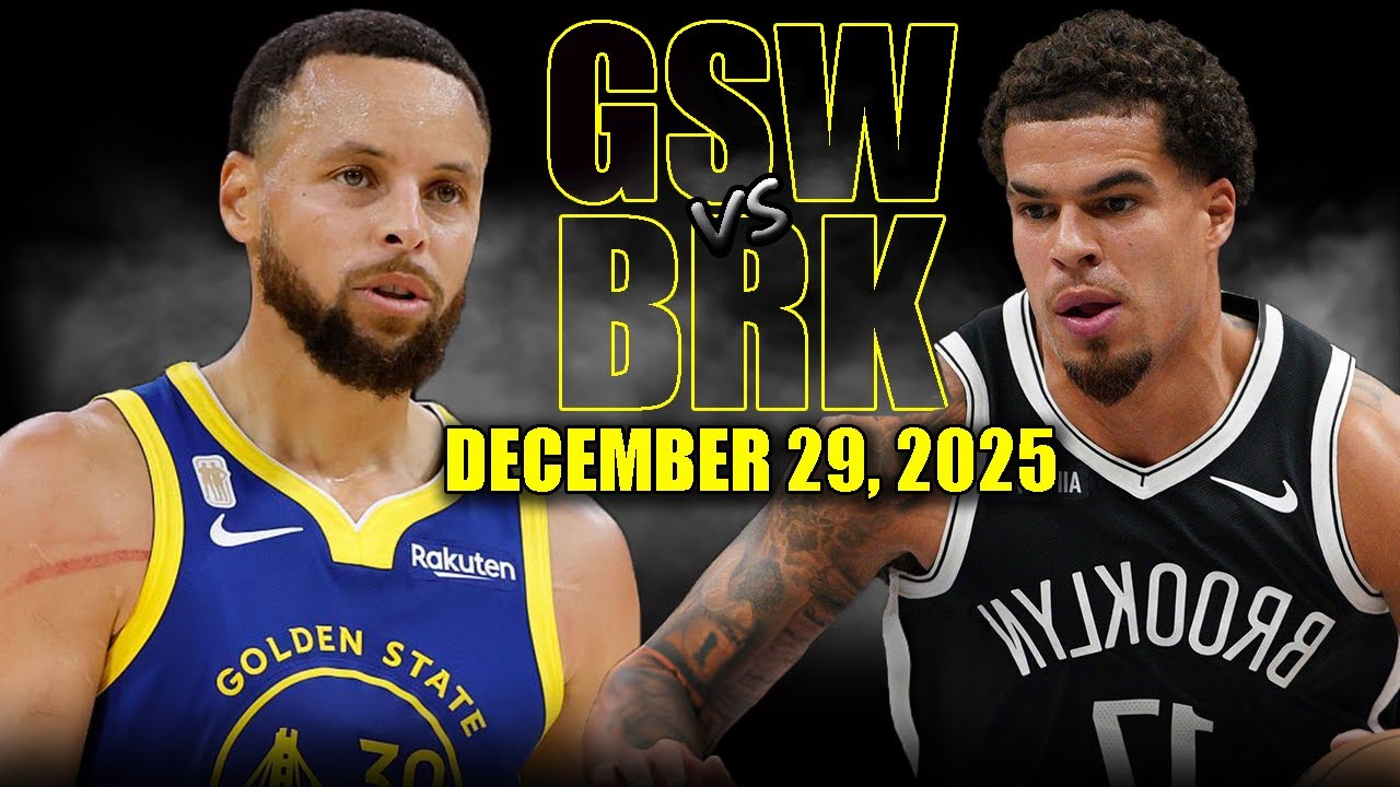 Golden State Warriors vs Brooklyn Nets Full Game Highlights – December 29, 2025 | NBA Season