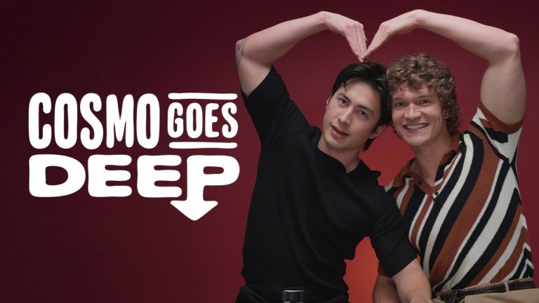 Heated Rivalry’s Connor Storrie and Hudson Williams Answer Rapid-Fire Questions | Cosmo Goes Deep