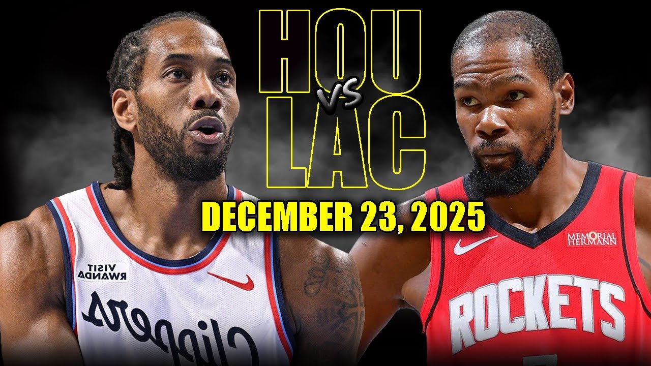 Houston Rockets vs Los Angeles Clippers Full Game Highlights – December 23, 2025 | NBA Season