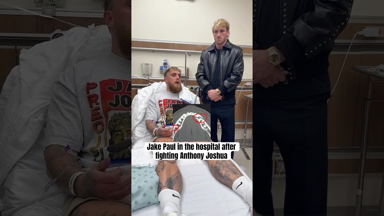 Jake Paul reveals double broken jaw 😳 (via @jakepaul)