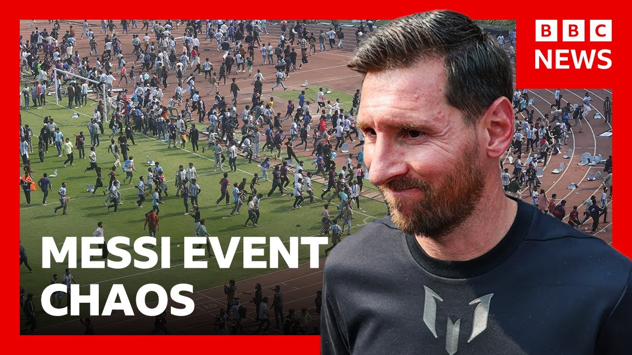 Lionel Messi event in India descends into chaos | BBC News