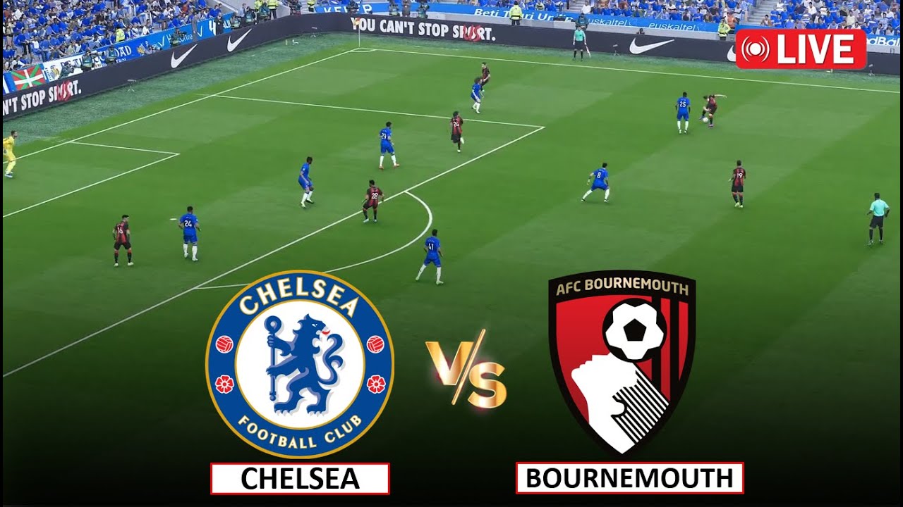 🔴Live : Chelsea vs Bournemouth I Premier League 2025/26 Season Match Live Stream I eFootball Pes 21