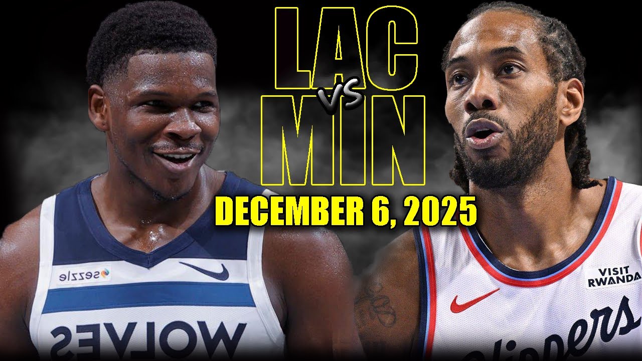 Los Angeles Clippers vs Minnesota Timberwolves Full Game Highlights – December 6, 2025 | NBA Season