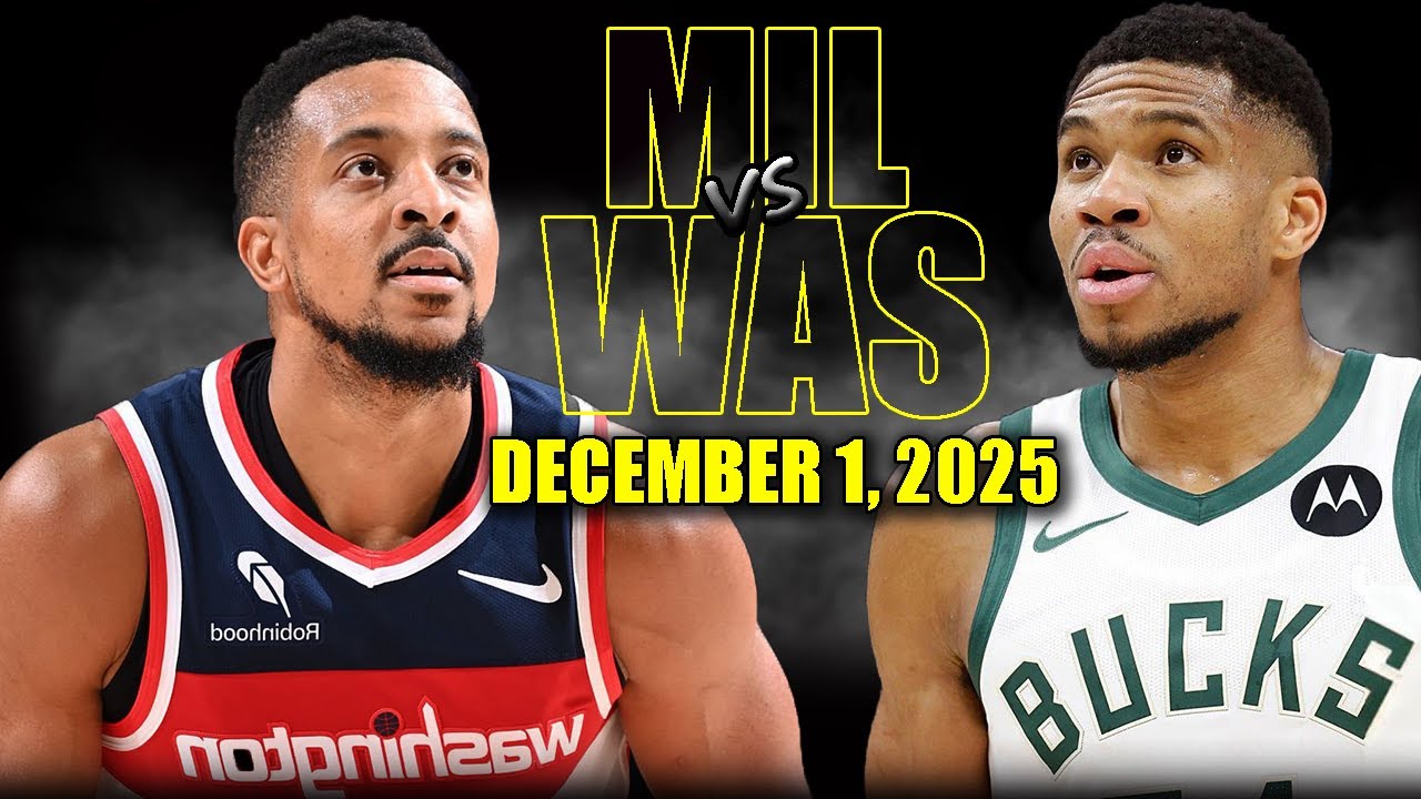 Milwaukee Bucks vs Washington Wizards Full Game Highlights – December 1, 2025 | NBA Season