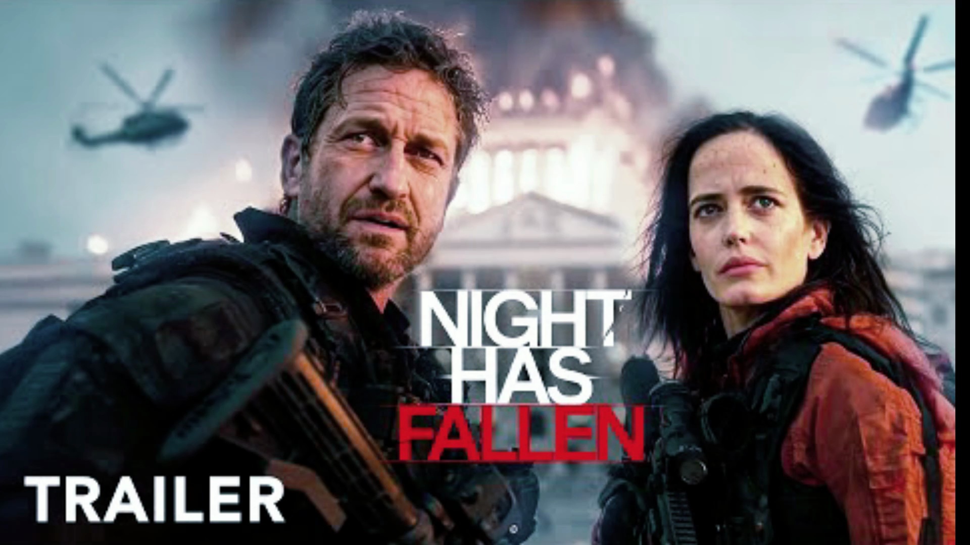 NIGHT HAS FALLEN – Trailer | Gerard Butler, Eva Green | 2025 Movies Trailers