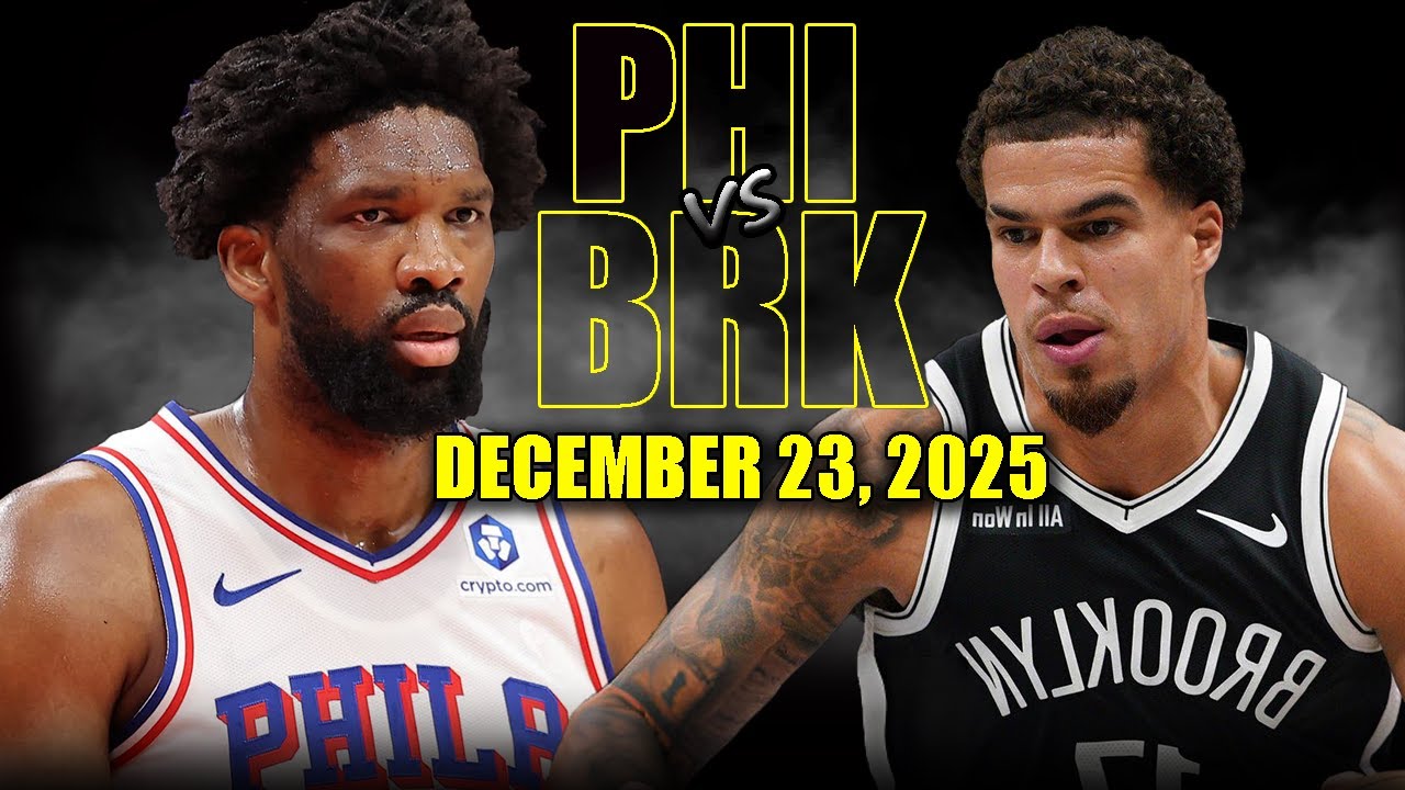 Philadelphia 76ers vs Brooklyn Nets Full Game Highlights – December 23, 2025 | NBA Season