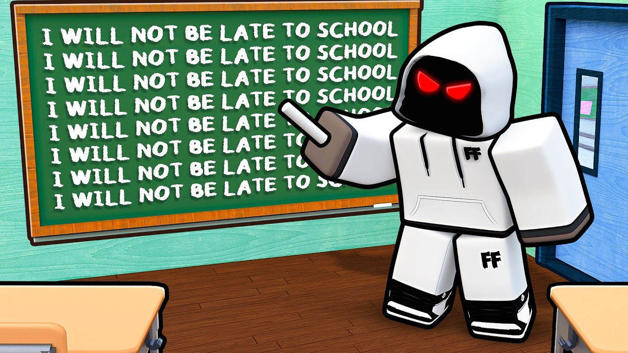 ROBLOX LATE TO SCHOOL!