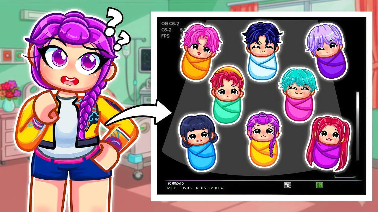 RUMI Is EXPECTING OCTUPLETS in Roblox?! | Kpop Demon Hunters