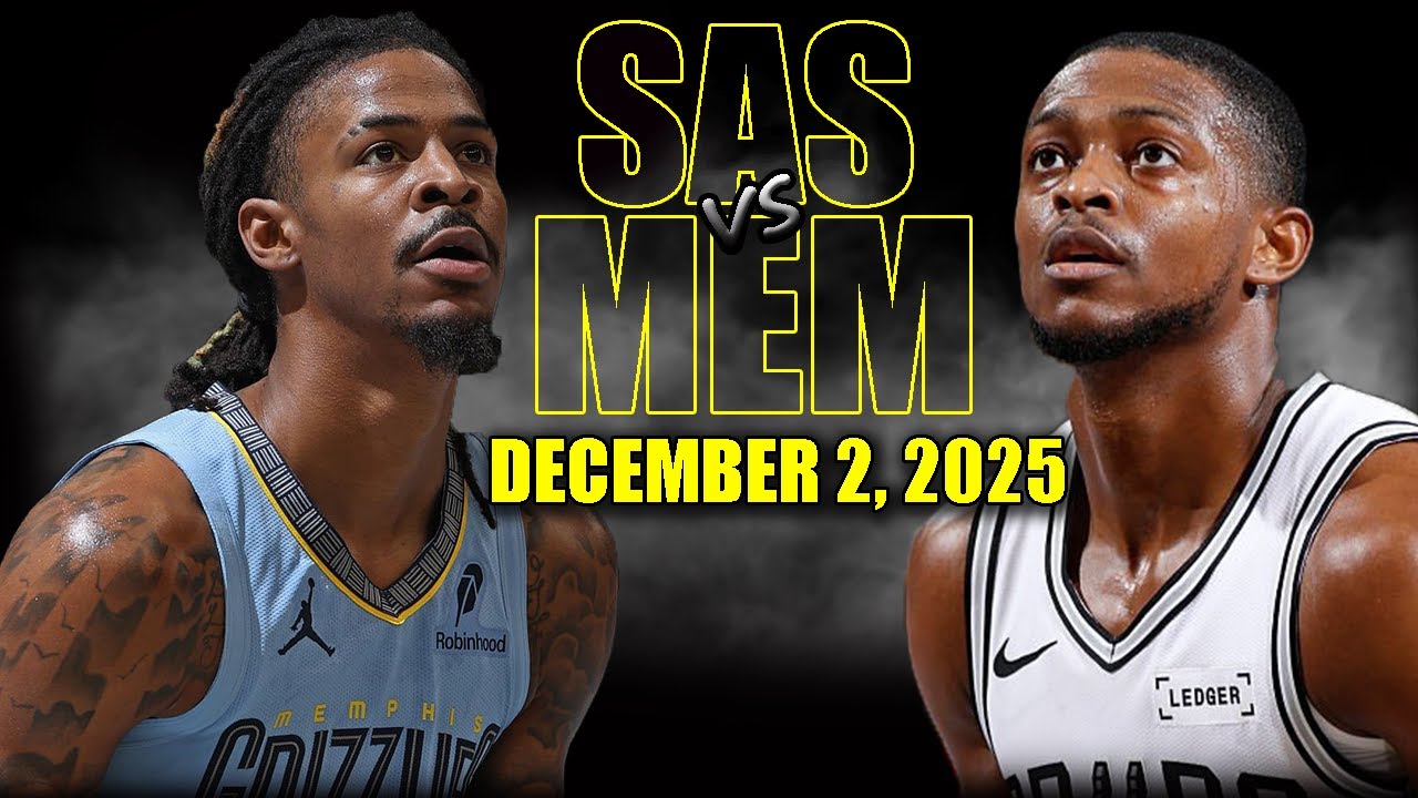 San Antonio Spurs vs Memphis Grizzlies Full Game Highlights – December 2, 2025 | NBA Season