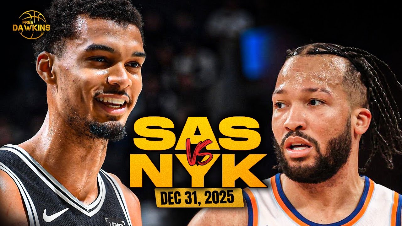 San Antonio Spurs vs New York Knicks Full Game Highlights | Dec 31, 2025 | FreeDawkins