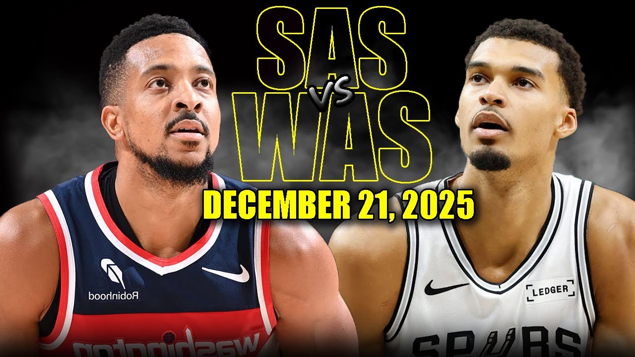 San Antonio Spurs vs Washington Wizards Full Game Highlights – December 21, 2025 | NBA Season
