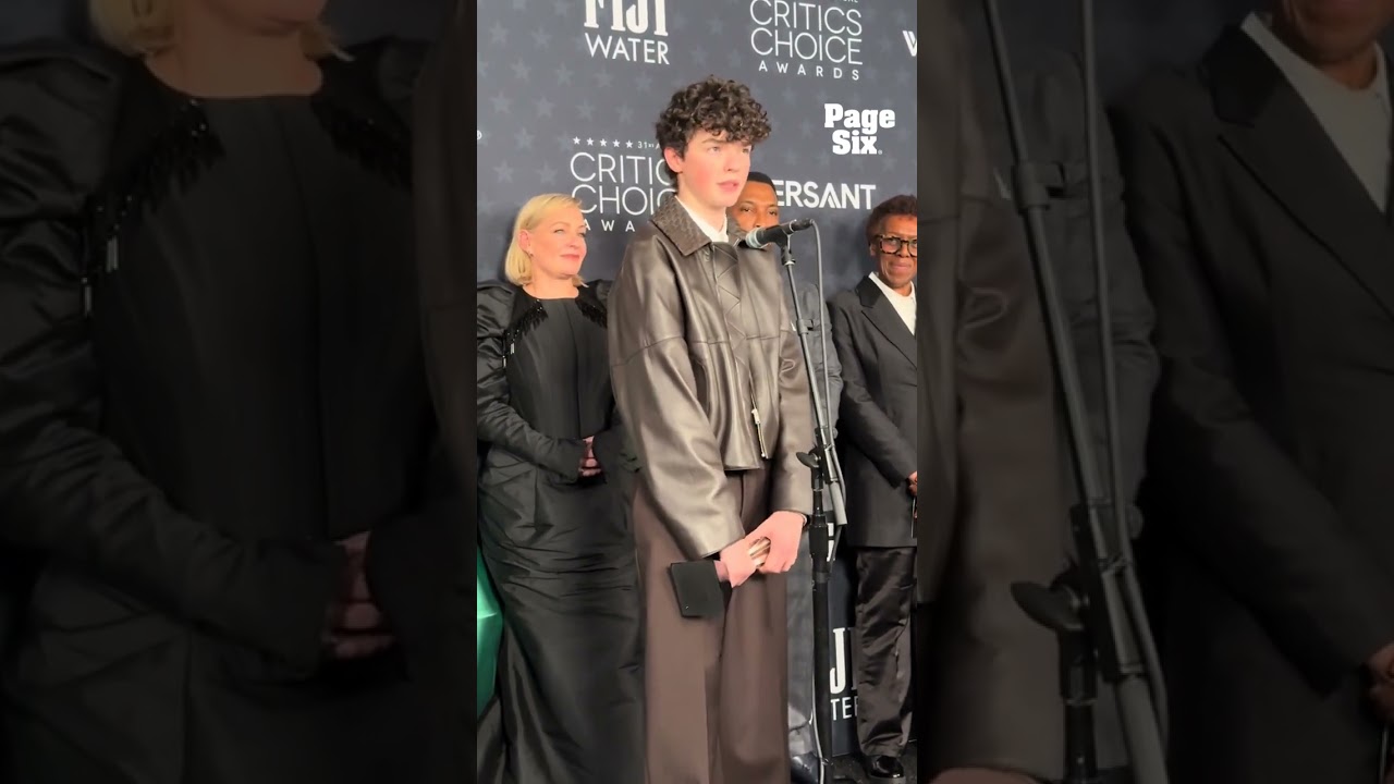 Adolescence’s Owen Cooper on staying humble after his 2026 Critics Choice Award win #shorts