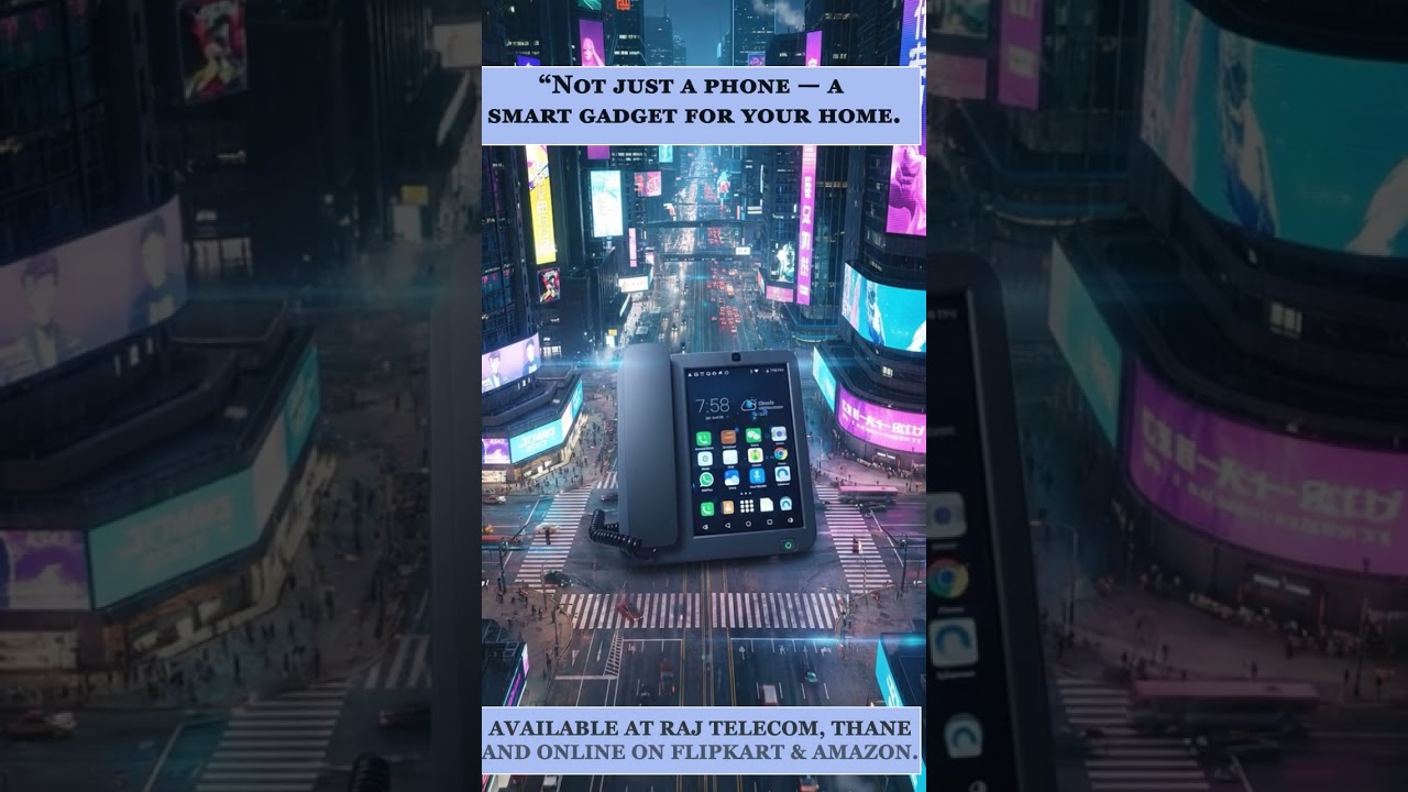 Android Wired Telephone Promotional Video | Smart Home & Office Product Animation Ad